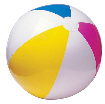 Надувной мяч «Цветные полоски» 61см INTEX 59030 от магазина Fire-pool.ru
