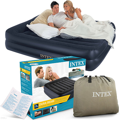 Кровать 152×203×42см (со встроенным насосом) INTEX 64124 от магазина Fire-pool.ru
